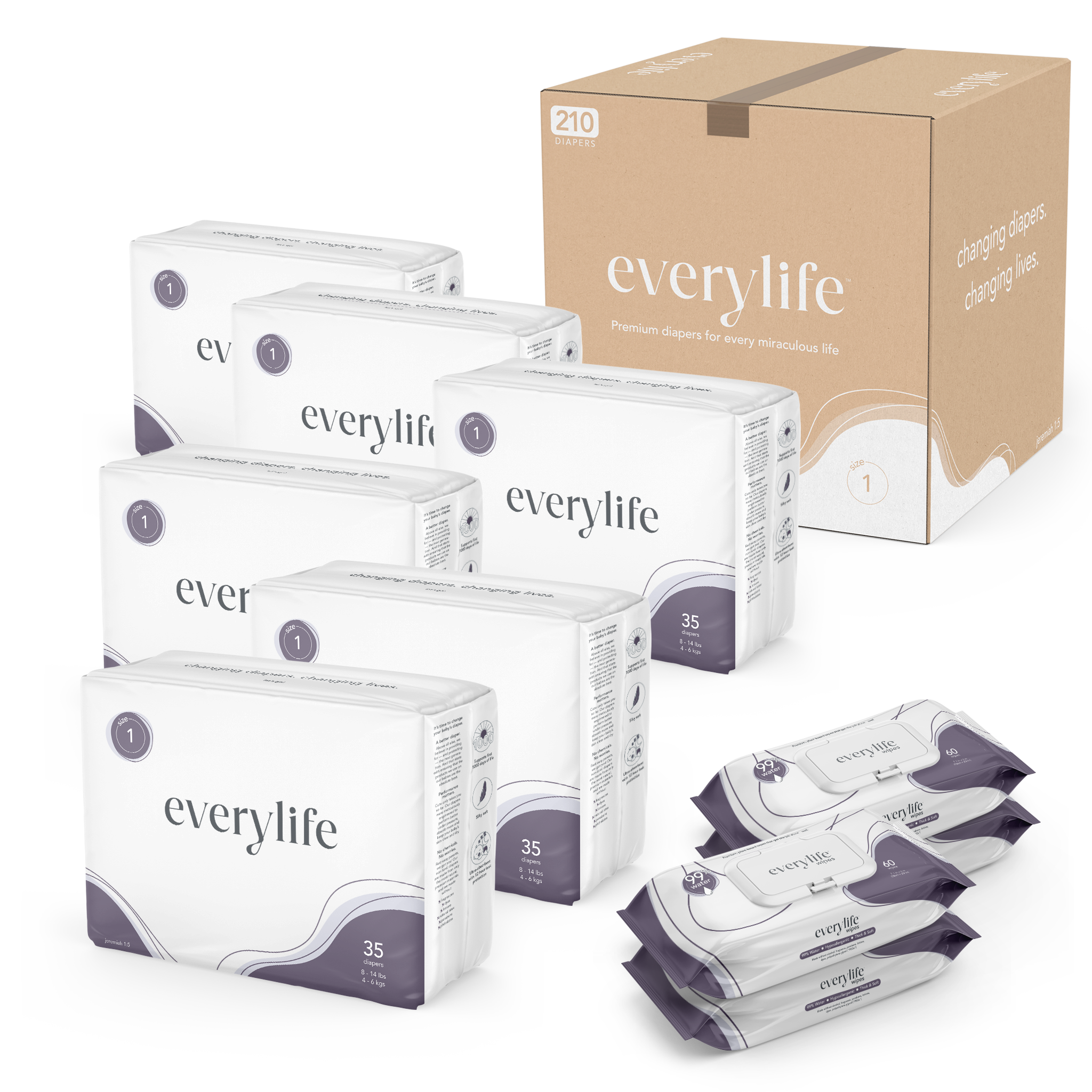 Diapers _ Wipes Transparent Background